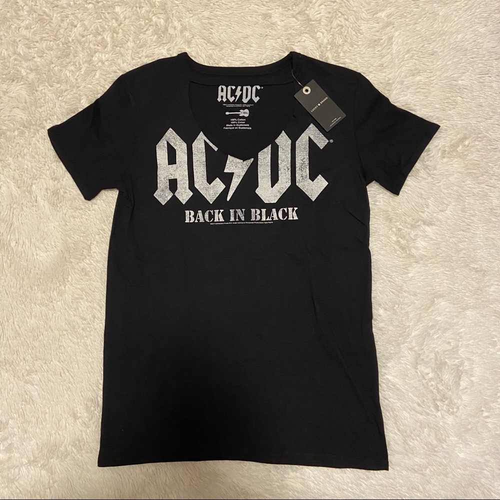 NWT Lucky Brand AC/DC Band Tee